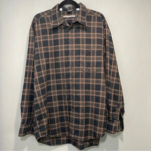 HAUPT Plaid Shirt Men size XL